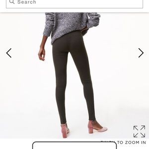 LOFT leggings in wine